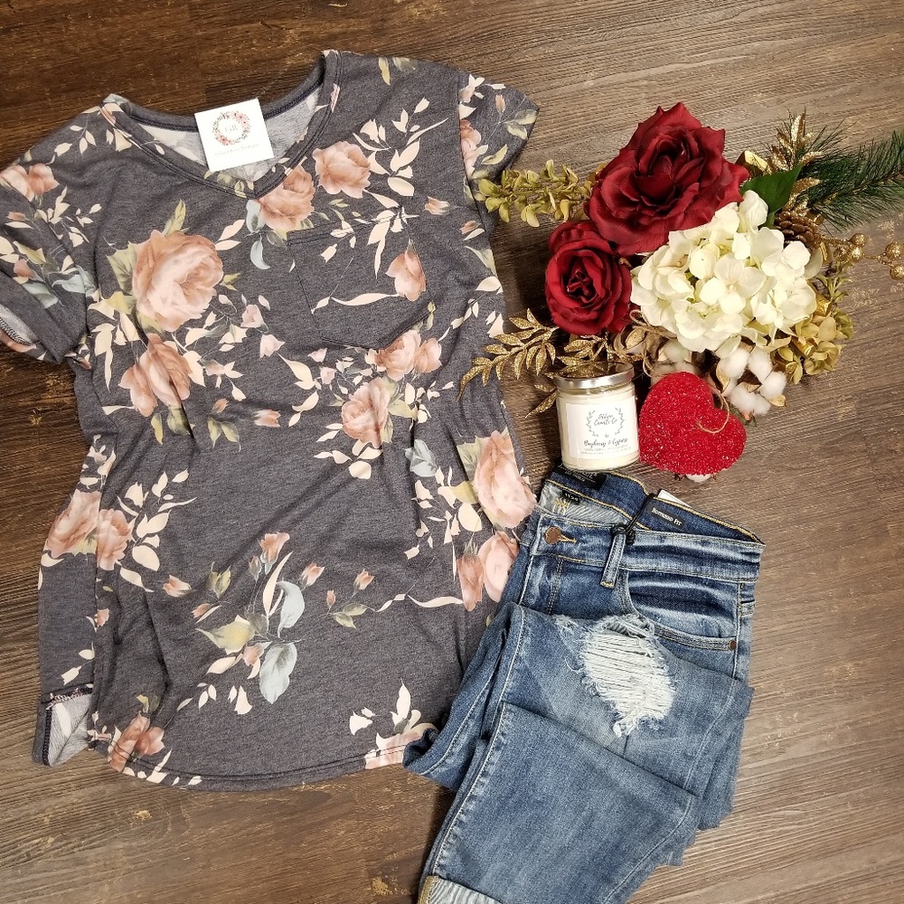 Large floral top